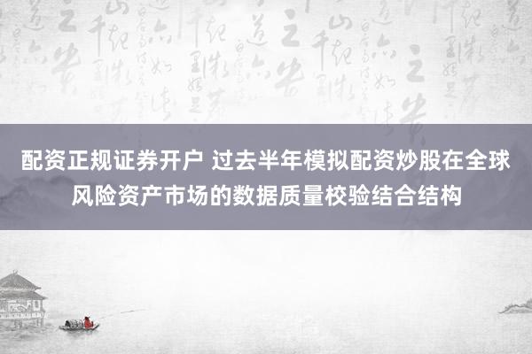 配资正规证券开户 过去半年模拟配资炒股在全球风险资产市场的数据质量校验结合结构